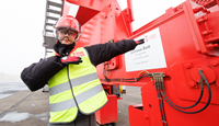 Crane Visit Port of Greenock